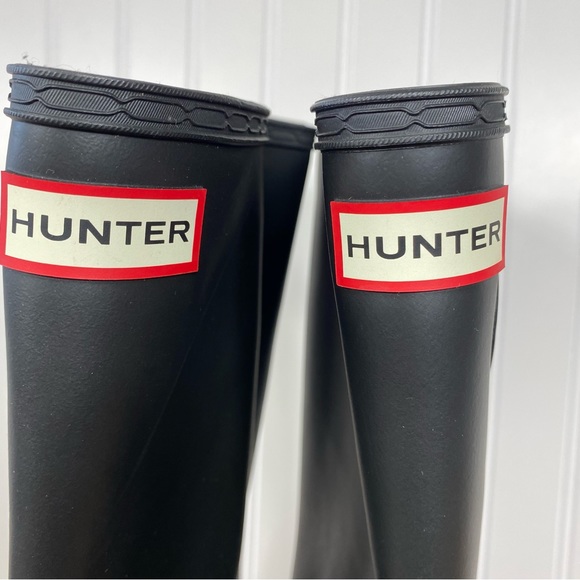 Hunter Original Tall Black Matte Boots - Picture 12 of 14